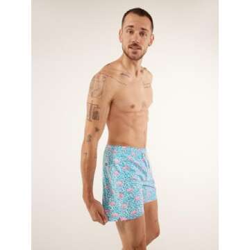 Chubbies Men's Swim Trunks - Stylish 5.5” Inseam Shorts