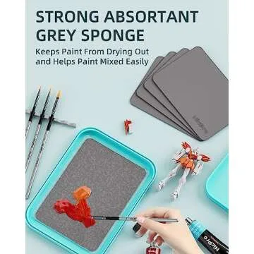 NicPro Stay Wet Palette - Perfect for Acrylic Painting
