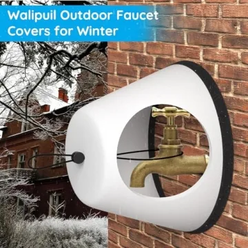 Winter Outdoor Faucet Covers - Foam Insulated 2 Pack