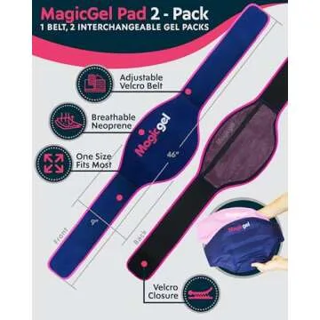 Magic Gel Ice Pack for All Back Pain | Hot & Cold Relief