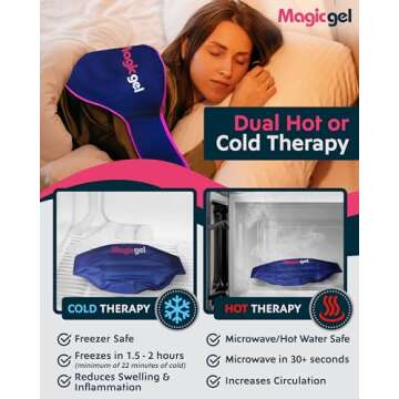 Magic Gel Ice Pack for All Back Pain | Hot & Cold Relief