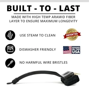 Grill Rescue BBQ Cleaning Head, Bristle Free and Durable