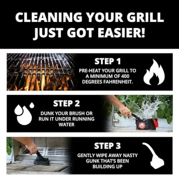Grill Rescue BBQ Cleaning Head, Bristle Free and Durable