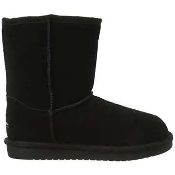 Koolaburra UGG Girls' Victoria Short Fashion Boot - Black 12