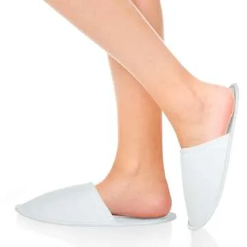 Juvale Disposable House Slippers - 24 Pairs for Guests