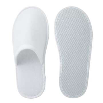 Juvale Disposable House Slippers - 24 Pairs for Guests