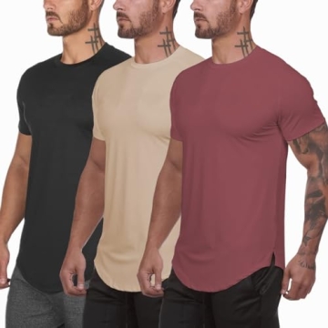 Muscle Killer 3 Pack Men's Gym Workout Bodybuilding Fitness Active T-Shirts