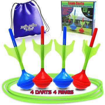 Glow in The Dark Lawn Darts - Fun Family Game