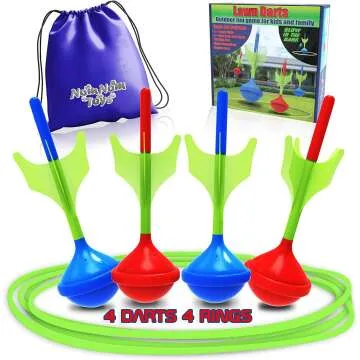 Glow in The Dark Lawn Darts - Fun Family Game