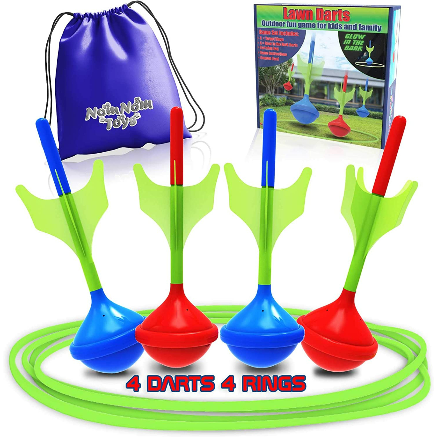 Glow in The Dark Lawn Darts - Fun Family Game