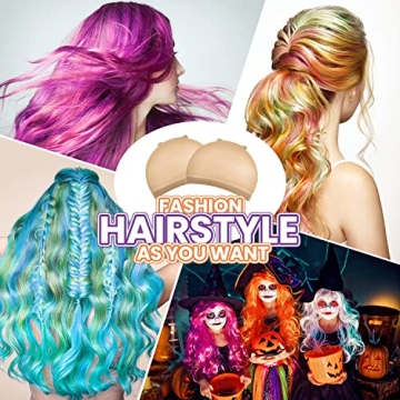 MORGLES 20 Pcs Stretchy Nylon Wig Caps for All