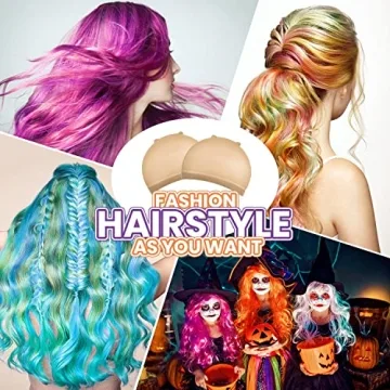 MORGLES 20 Pcs Stretchy Nylon Wig Caps for All