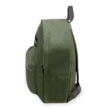 Everest Basic Backpack Olive - Durable Everyday Use