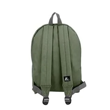 Everest Basic Backpack Olive - Durable Everyday Use