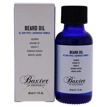 Premium Baxter of California Beard Grooming Oil | Hydrate & Condition Your Beard, 1 Oz