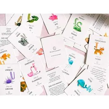 Bright Affirmation Alphabet Box for Positivity and Inspiration