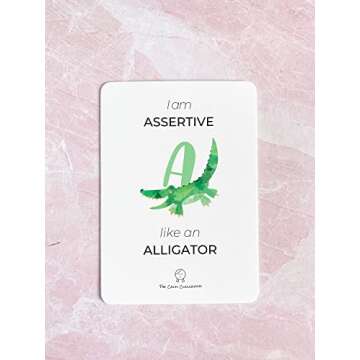 Bright Affirmation Alphabet Box for Positivity and Inspiration