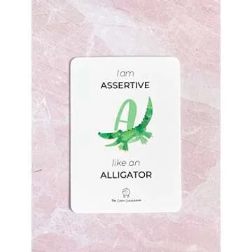 Bright Affirmation Alphabet Box for Positivity and Inspiration