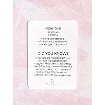 Bright Affirmation Alphabet Box for Positivity and Inspiration