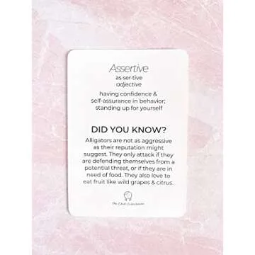 Bright Affirmation Alphabet Box for Positivity and Inspiration