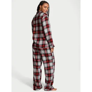 Stylish Victoria's Secret Flannel Pajama Set for Women