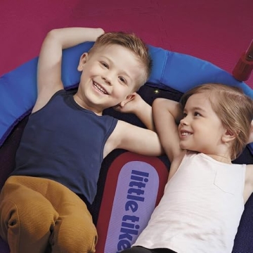 Little Tikes Light-Up 3-foot Trampoline with Folding Handle for Kids Ages 3 to 6
