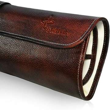 Leather Knife Bag with One Buckle - Boldric