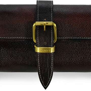 Leather Knife Bag with One Buckle - Boldric