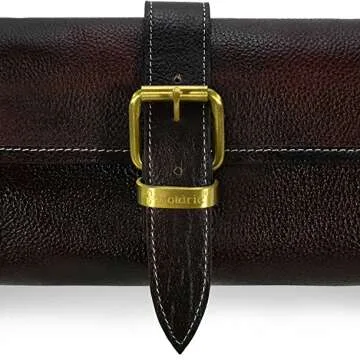 Leather Knife Bag with One Buckle - Boldric