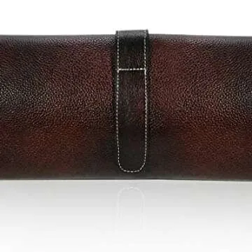 Leather Knife Bag with One Buckle - Boldric