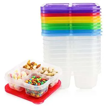 AVLA Bento Snack Boxes - Durable Meal Prep Containers