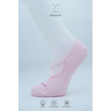 Stylish Non-Grip Yoga & Pilates Socks - 3 Pack Set