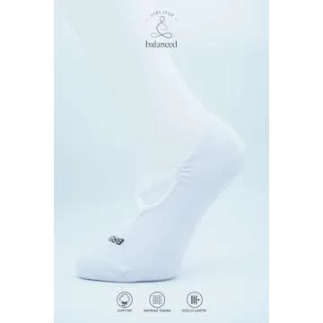 Stylish Non-Grip Yoga & Pilates Socks - 3 Pack Set