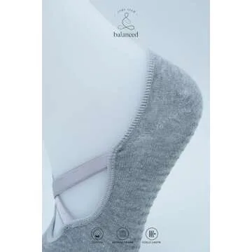 Stylish Non-Grip Yoga & Pilates Socks - 3 Pack Set