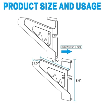 Poskad Snowboard Wall Mount Rack for Stylish Gear Storage