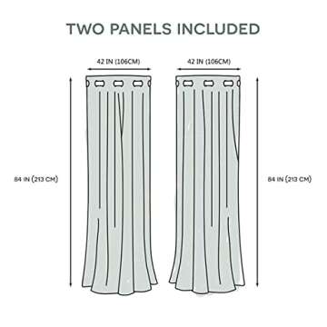 BSPPTI Hello Gorgeous Unicorn Eyelash Print Curtain, (No Glitter No Sequin) Black and Gold Room Darkening Thermal Insulated Window Treatments for Living, Bedroom, 42"x 84", 2 Panels, CLLSSP1341