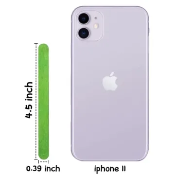 WISYOK 240 Pcs Colored Popsicle Sticks for Creative Crafts