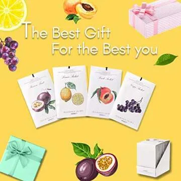 MYARO 12 Packs Lemon Scented Sachets for Drawer and Closet Air Freshener, Long-Lasting Sachets Bags Drawer deodorizers Fresh Scents, Home Fragrance for Lover