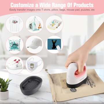 Mini Heat Press for Easy Crafting - Portable and Efficient