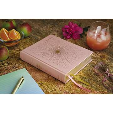 NIV, Radiant Virtues Bible: A Beautiful Word Collection, Cloth over Board, Pink, Red Letter, Comfort Print: Explore the virtues of faith, hope, and love