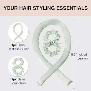 Divi x Kitsch Heatless Curling Set for Effortless Curls