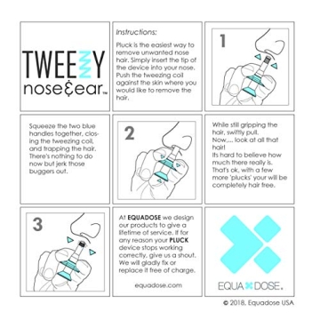 TWEEZY Nose & Ear Hair Remover - Pain-Free Grooming Tool