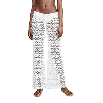 PilyQ Women's Water Lily Malibu Lace Cover Up – Chic Sheer Lace Design