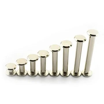 60 Sets Silver Chicago Screws Kit for DIY Crafts and Binding