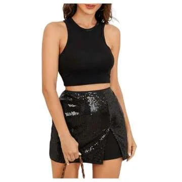 Stylish Glitter Skorts for Parties and Festivals
