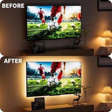 PAUTIX COB LED Strip Light 6.56ft USB Dimmable Warm Light