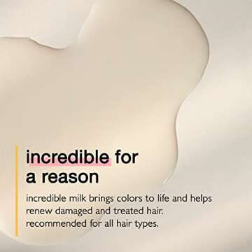 milk_shake Incredible Milk - Leave-In Hair Treatment for All Hair Types - Renews Detangles and Repairs Damaged Hair