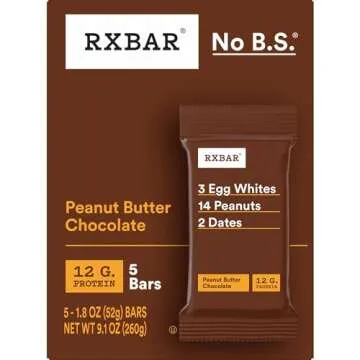 RXBAR Protein Bars - 12g Protein, Gluten-Free, 5 Bars