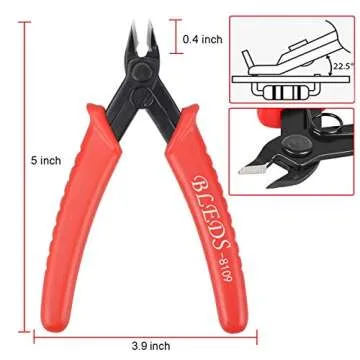 BS-8109 Soft Wire Cutter - Precision Flush Cutter for Crafts