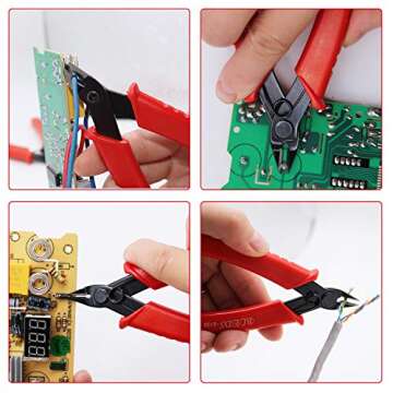 BS-8109 Soft Wire Cutter - Precision Flush Cutter for Crafts